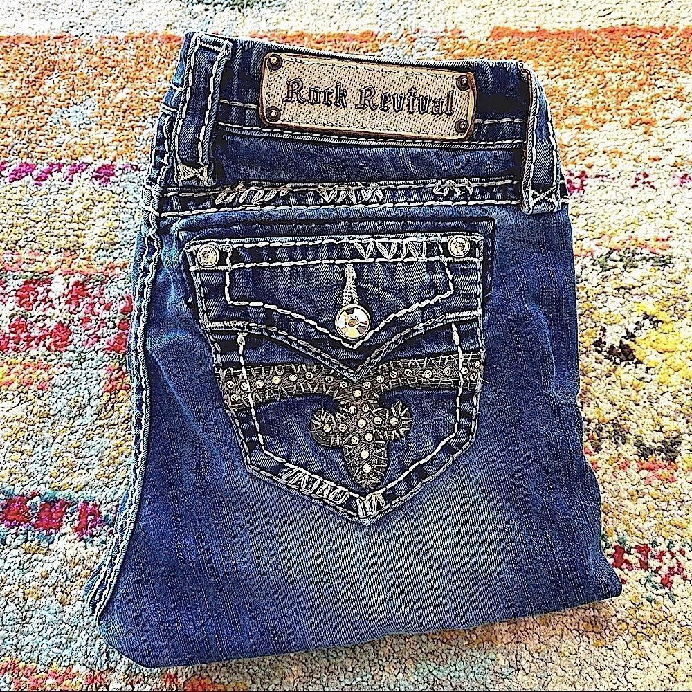 Rock Revival Shara Rhinestone Skinny Jeans - Picture 2 of 14